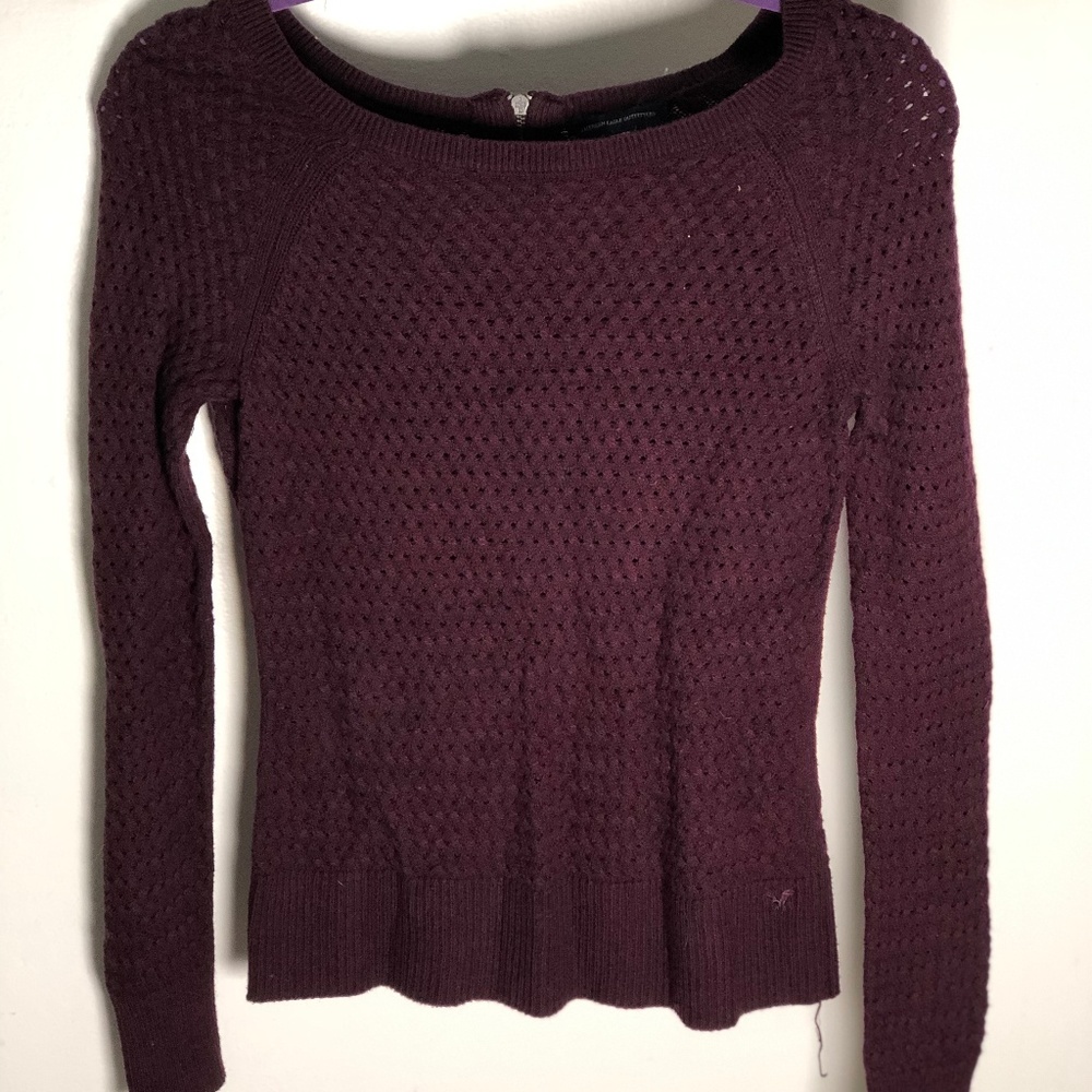 American Eagle Maroon Sweater (XS)